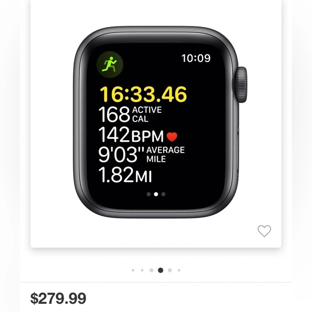 🩶🖤🩶NWT Apple iWatch SE (1st Gen.) Space Grey Aluminum Case Midnight Sport